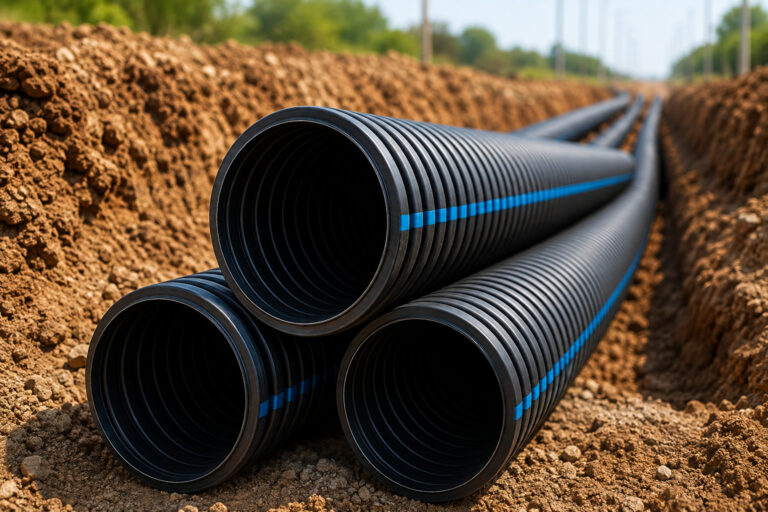 HDPE Corrugated Pipes for Cable Protection & Sewer Drainage Systems